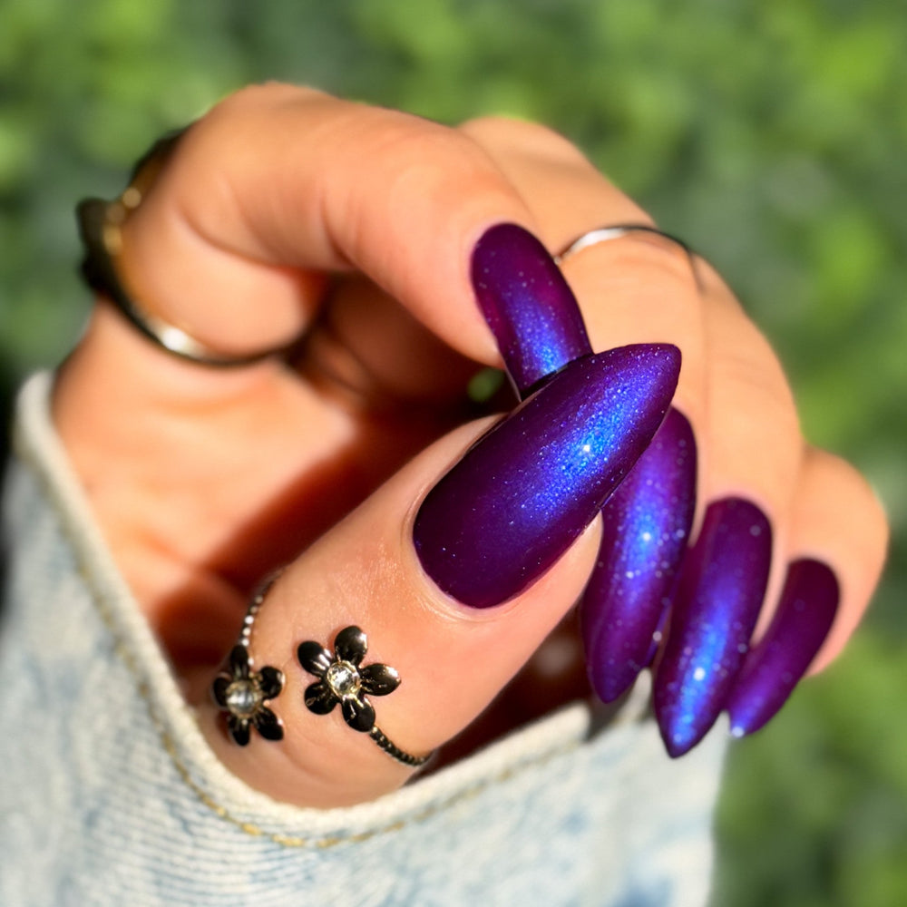Amethyst Veil nail polish by Cosmic Polish
