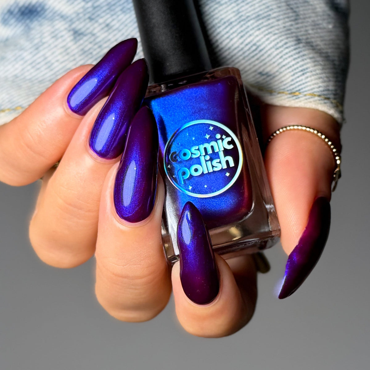 Amethyst Veil nail polish by Cosmic Polish