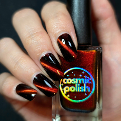 Fire Agate nail polish by Cosmic Polish