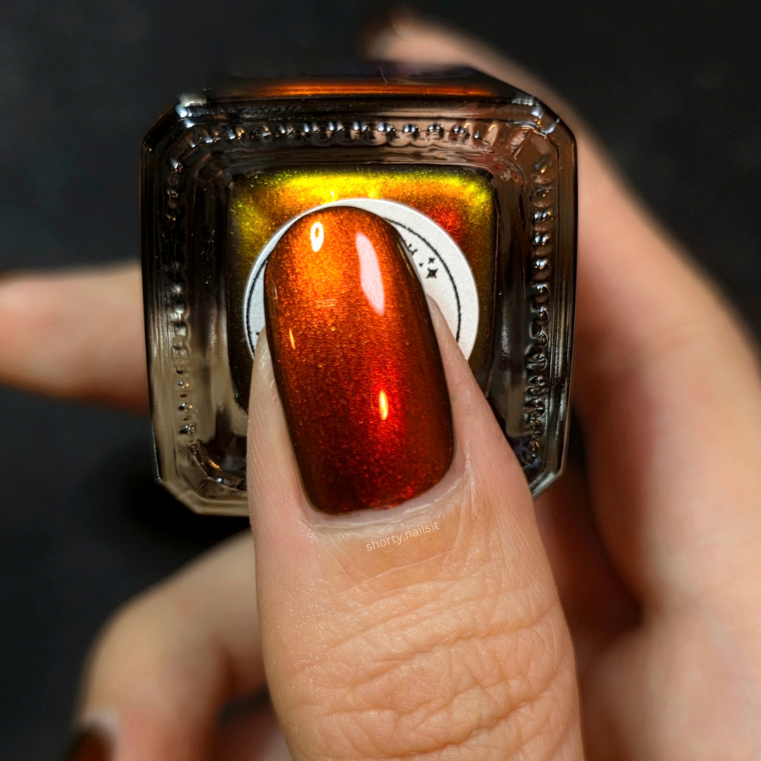 Fire Agate nail polish by Cosmic Polish