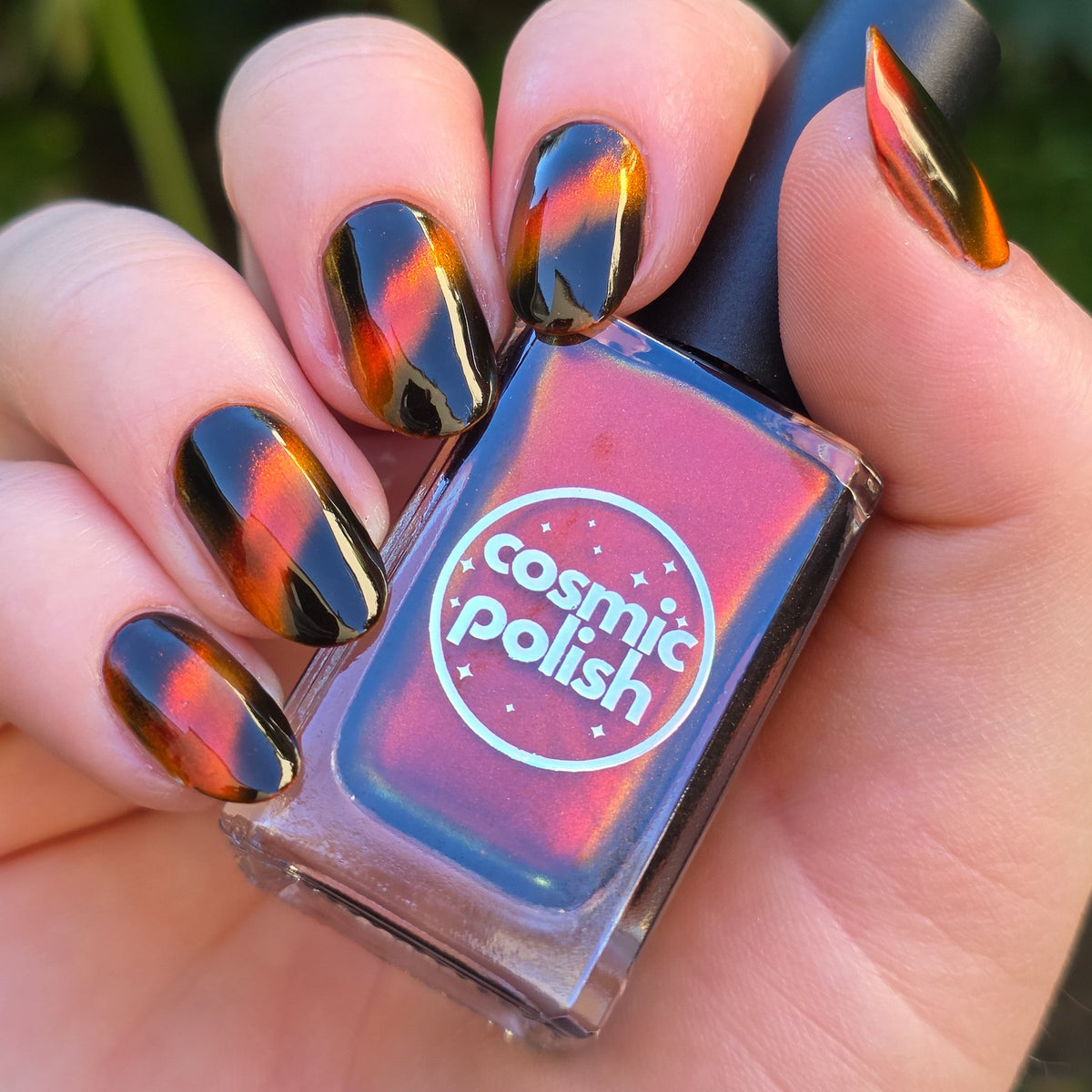 Fire Agate nail polish by Cosmic Polish