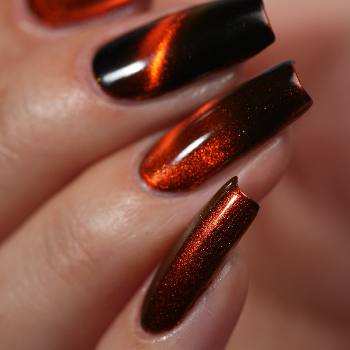 Fire Agate nail polish by Cosmic Polish