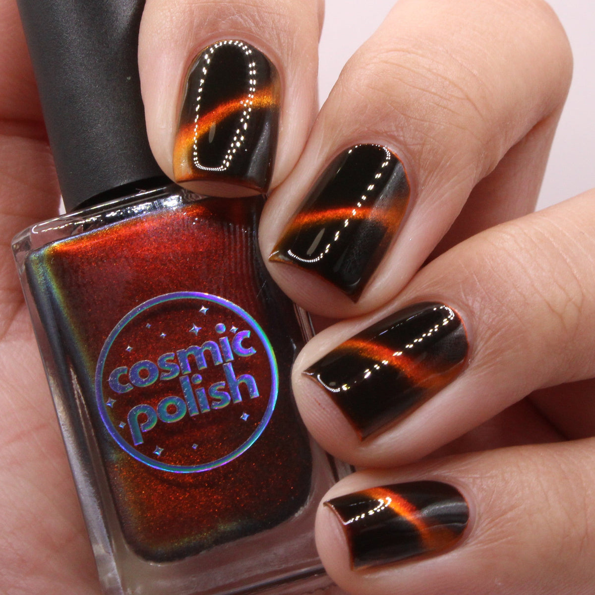 Fire Agate nail polish by Cosmic Polish