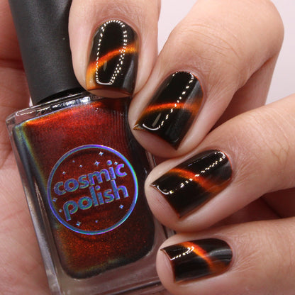 Fire Agate nail polish by Cosmic Polish
