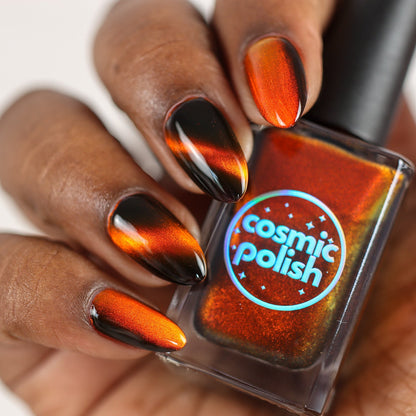 Fire Agate nail polish by Cosmic Polish