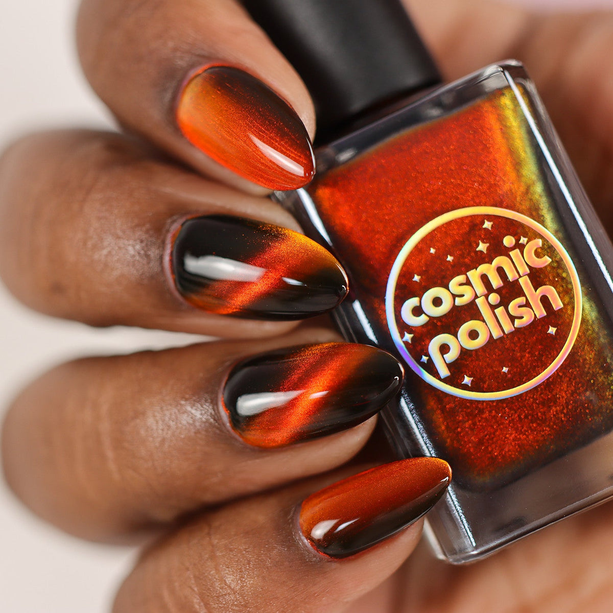 Fire Agate nail polish by Cosmic Polish