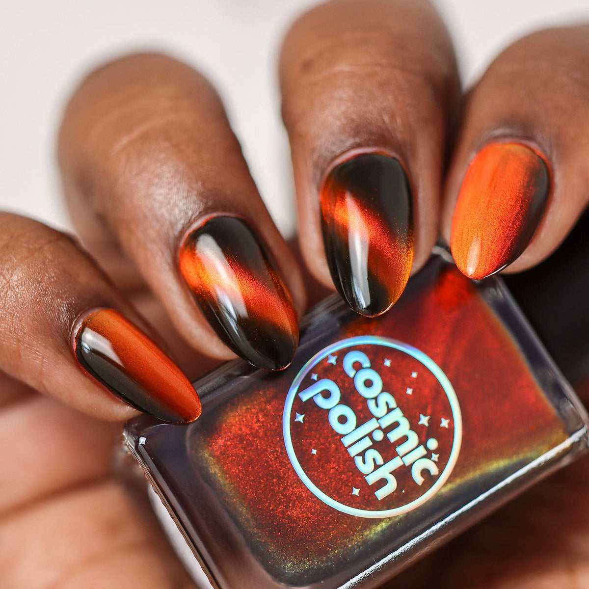 Fire Agate nail polish by Cosmic Polish