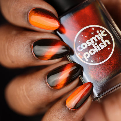 Fire Agate nail polish by Cosmic Polish