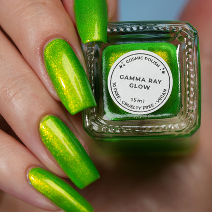 Gamma Ray Glow nail polish by Cosmic Polish