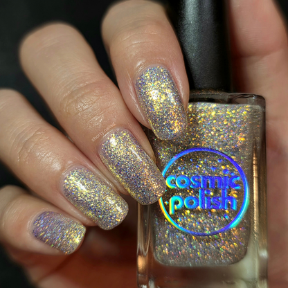 Gold Rush nail polish by Cosmic Polish