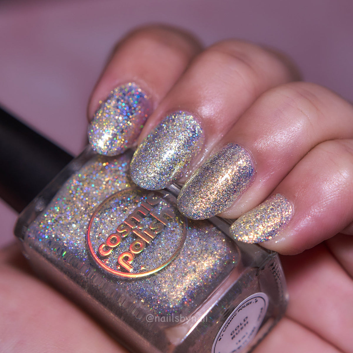 Gold Rush nail polish by Cosmic Polish
