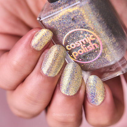 Gold Rush nail polish by Cosmic Polish