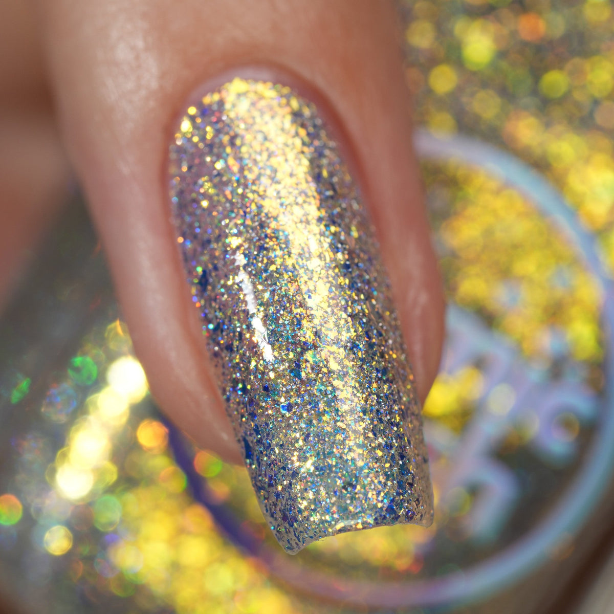 Gold Rush nail polish by Cosmic Polish