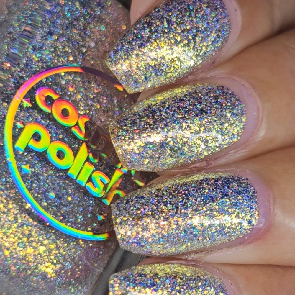 Gold Rush nail polish by Cosmic Polish