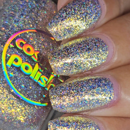 Gold Rush nail polish by Cosmic Polish