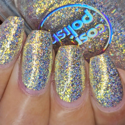 Gold Rush nail polish by Cosmic Polish
