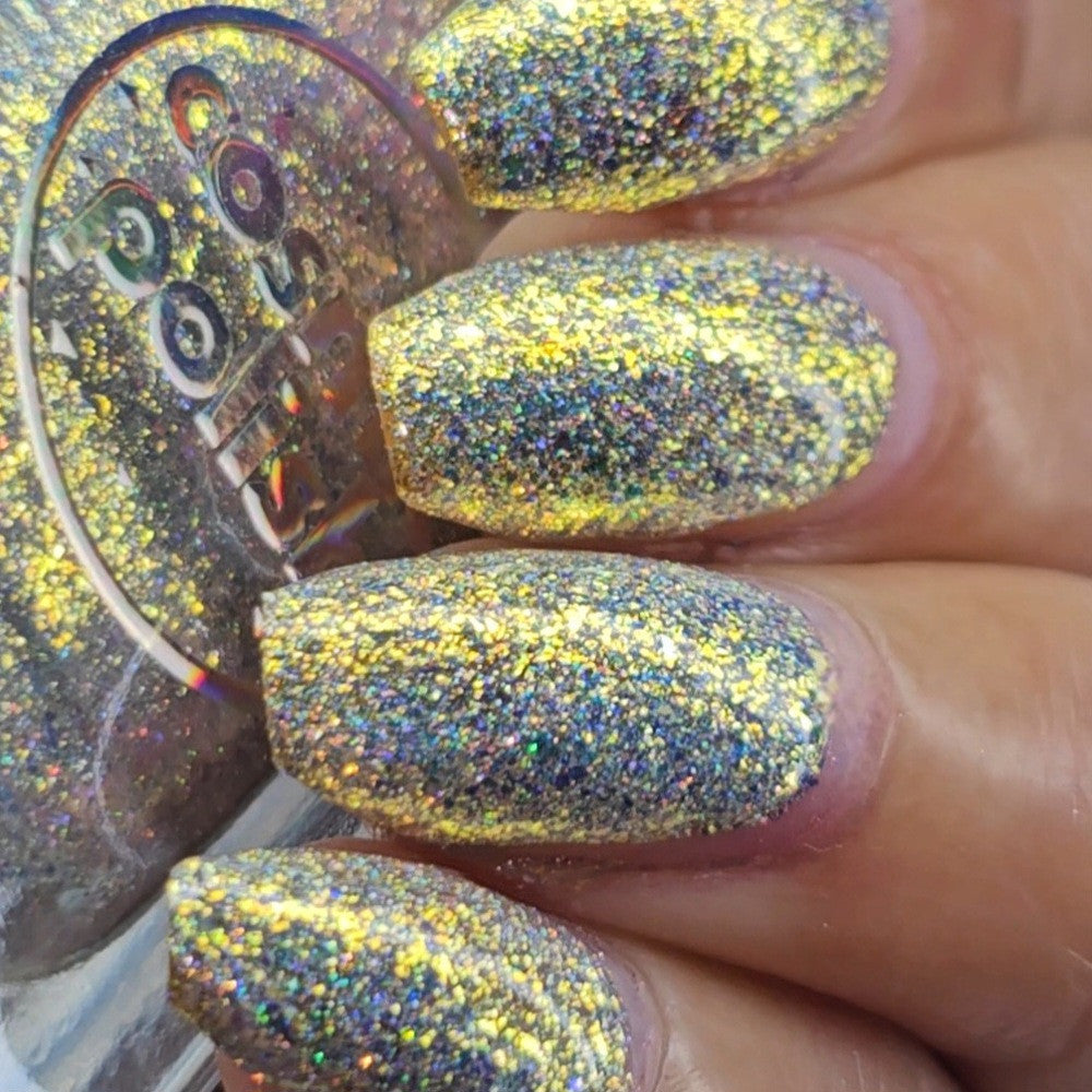 Gold Rush nail polish by Cosmic Polish
