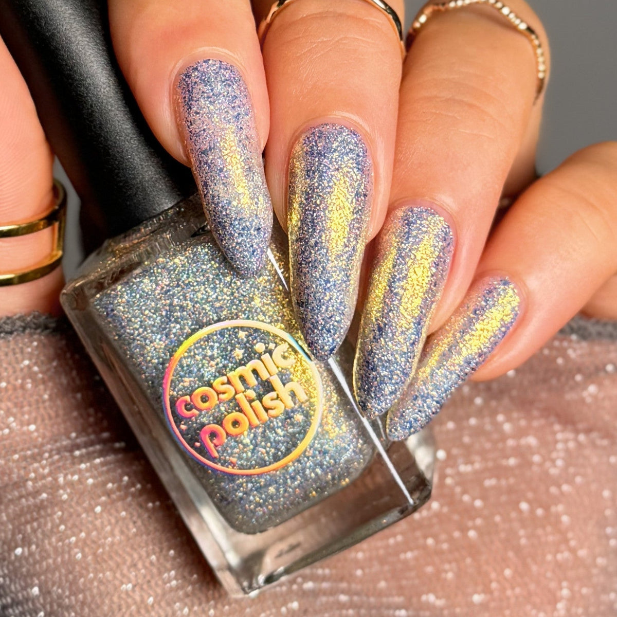 Gold Rush nail polish by Cosmic Polish