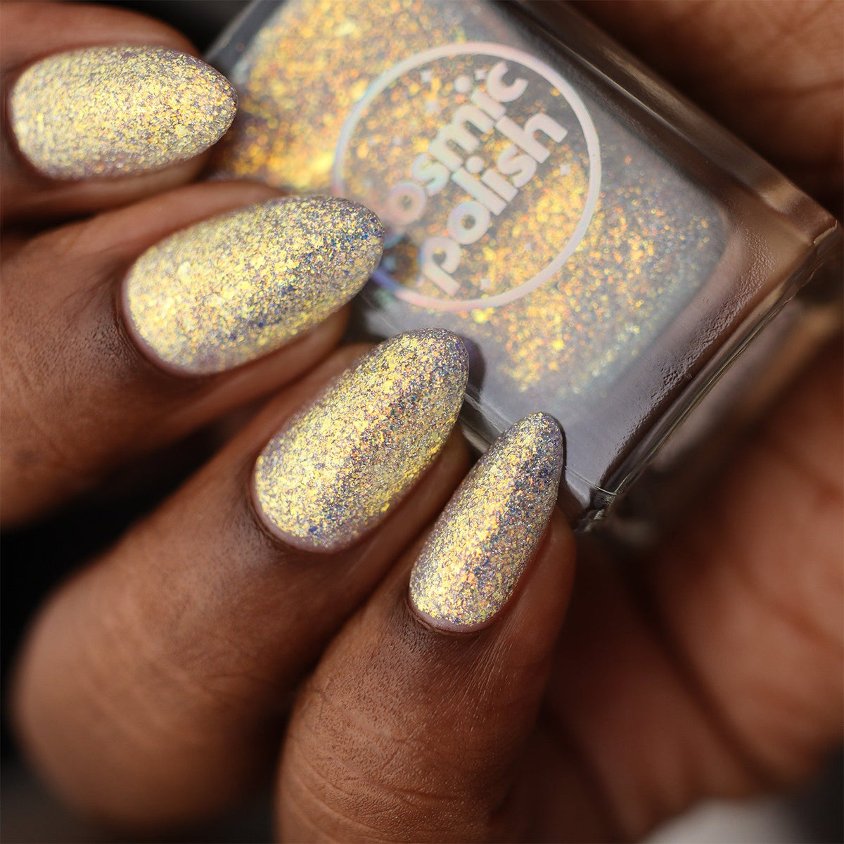 Gold Rush nail polish by Cosmic Polish