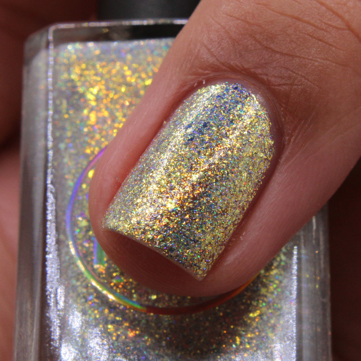 Gold Rush nail polish by Cosmic Polish