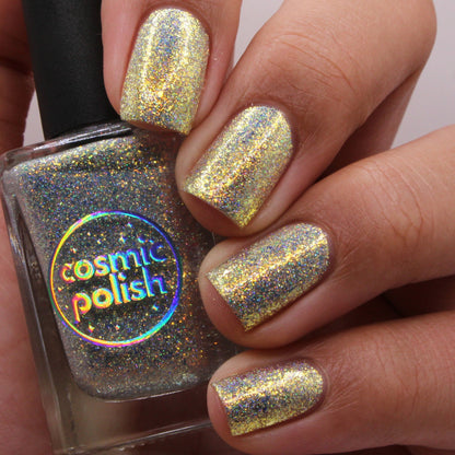 Gold Rush nail polish by Cosmic Polish