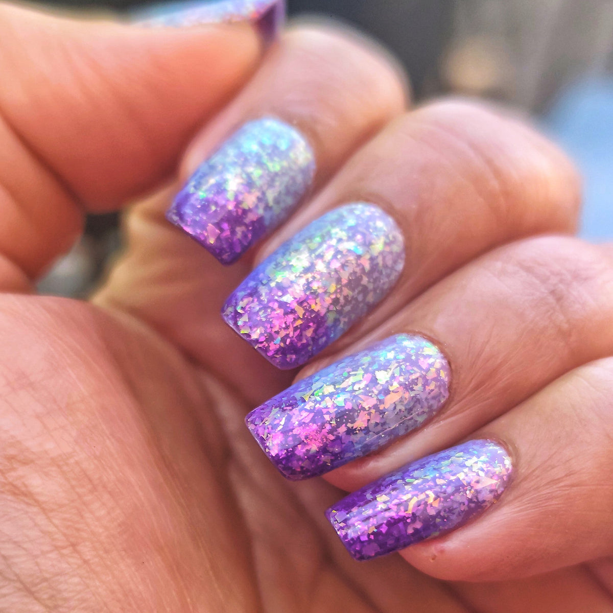 Iris Wings nail polish by Cosmic Polish
