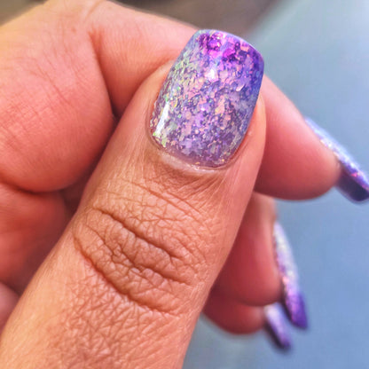 Iris Wings nail polish by Cosmic Polish