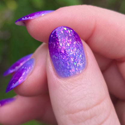 Iris Wings nail polish by Cosmic Polish