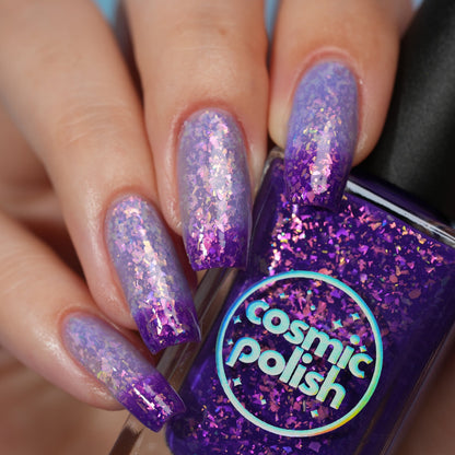 Iris Wings nail polish by Cosmic Polish