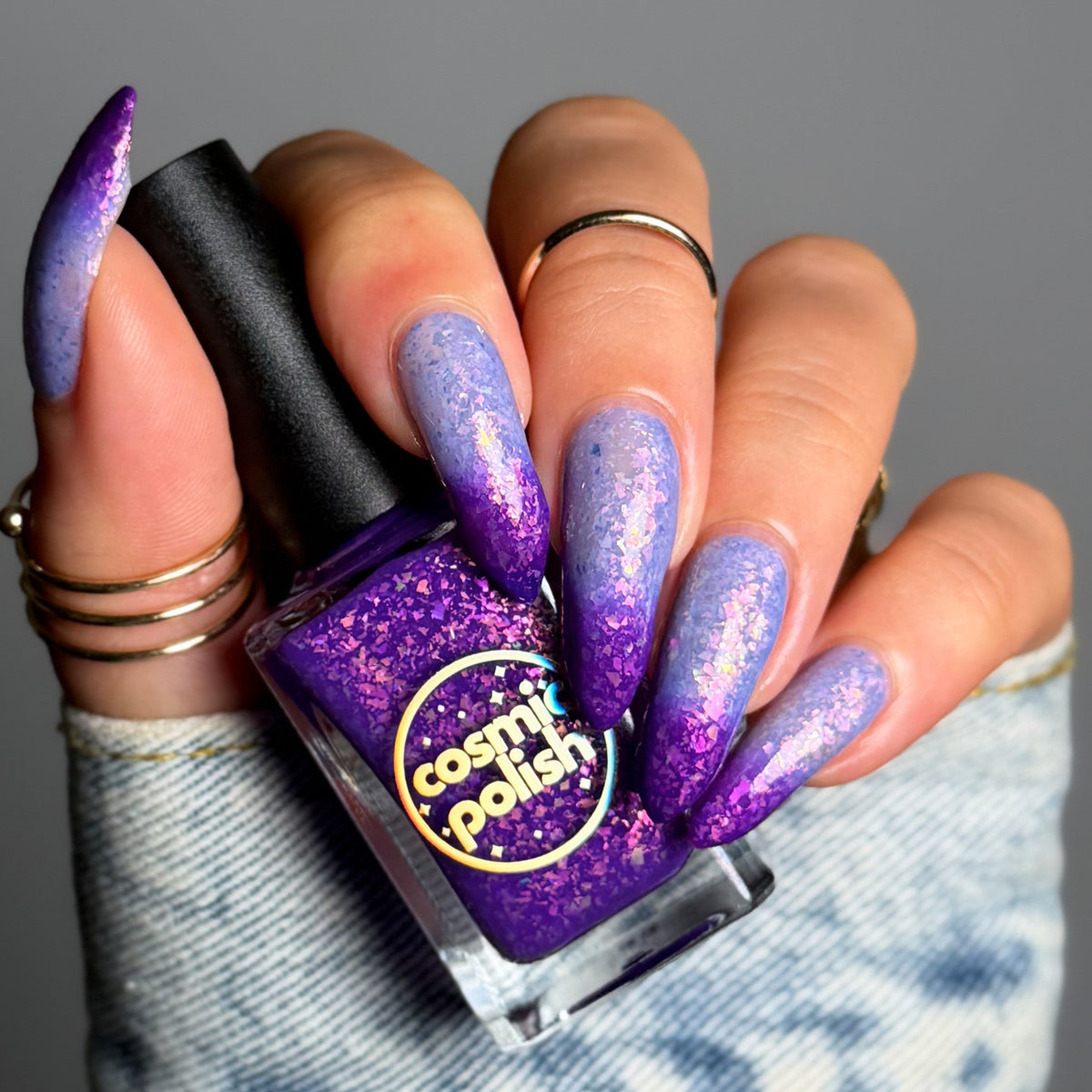 Iris Wings nail polish by Cosmic Polish