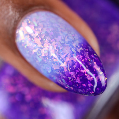 Iris Wings nail polish by Cosmic Polish
