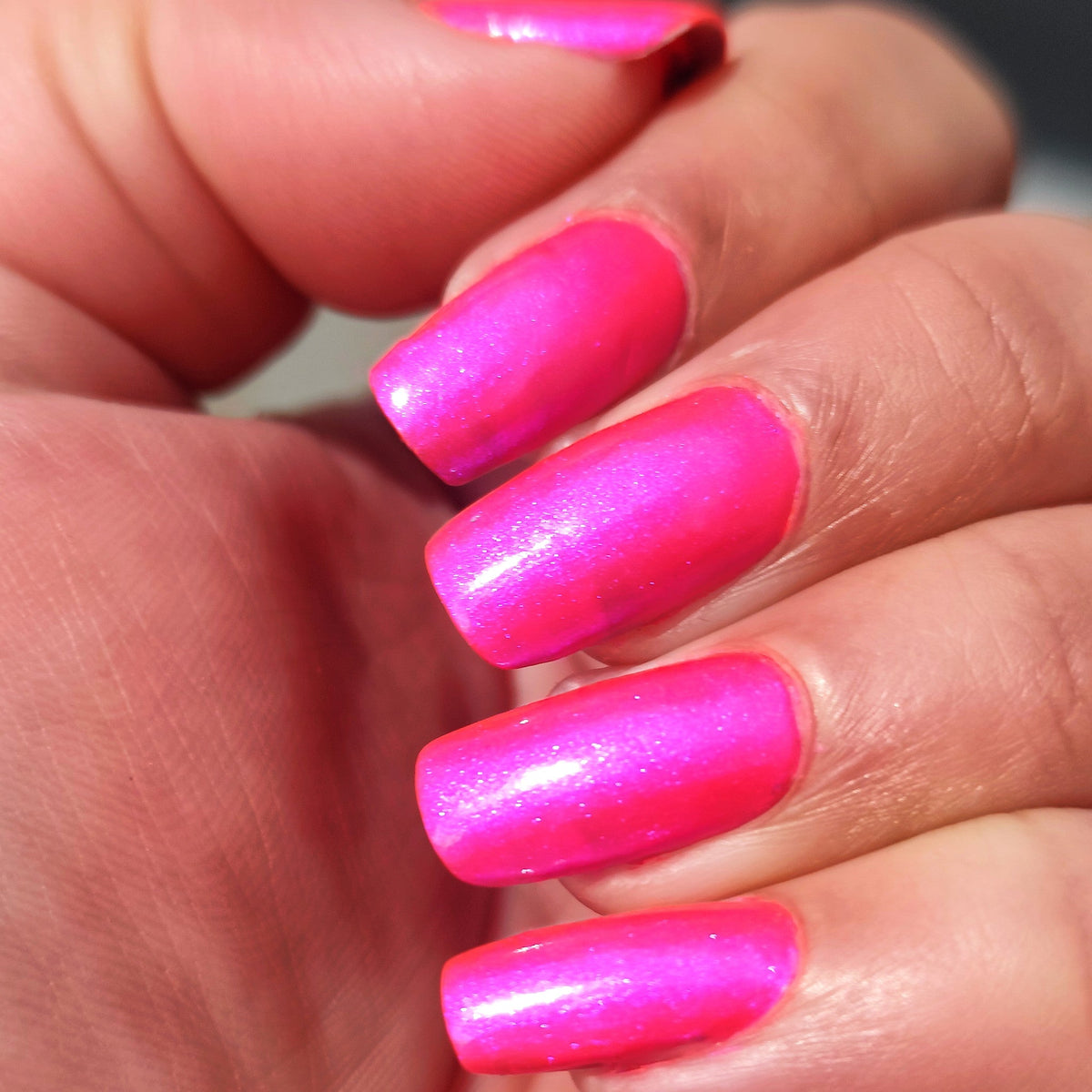 Neon Heart nail polish by Cosmic Polish