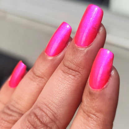 Neon Heart nail polish by Cosmic Polish