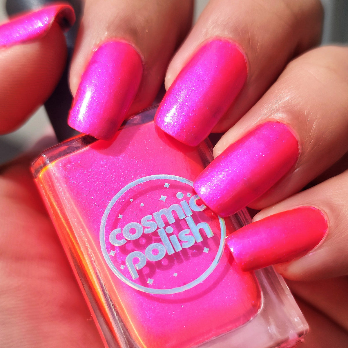 Neon Heart nail polish by Cosmic Polish