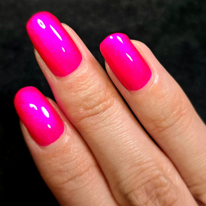 Neon Heart nail polish by Cosmic Polish