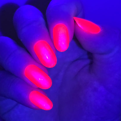 Neon Heart nail polish by Cosmic Polish