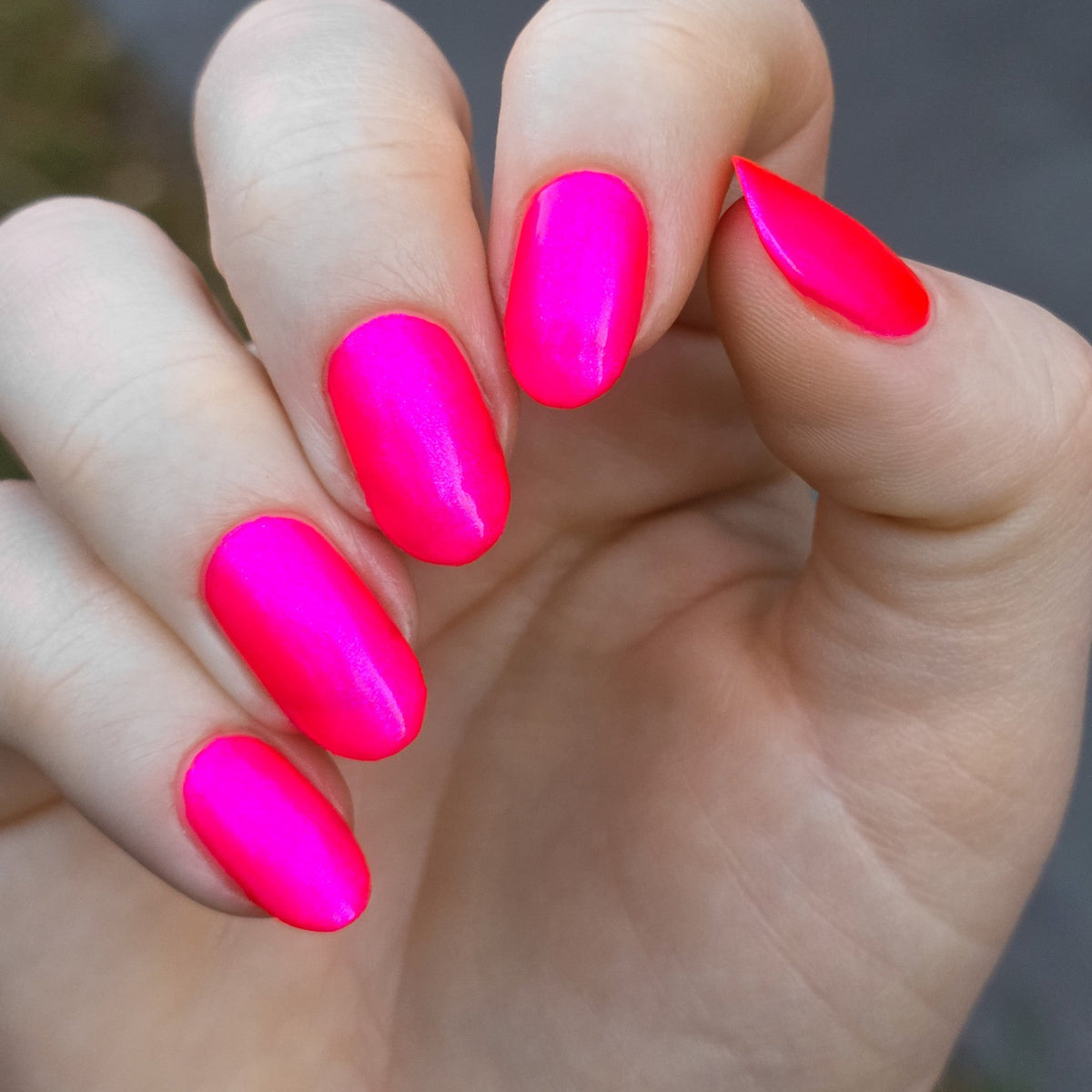 Neon Heart nail polish by Cosmic Polish