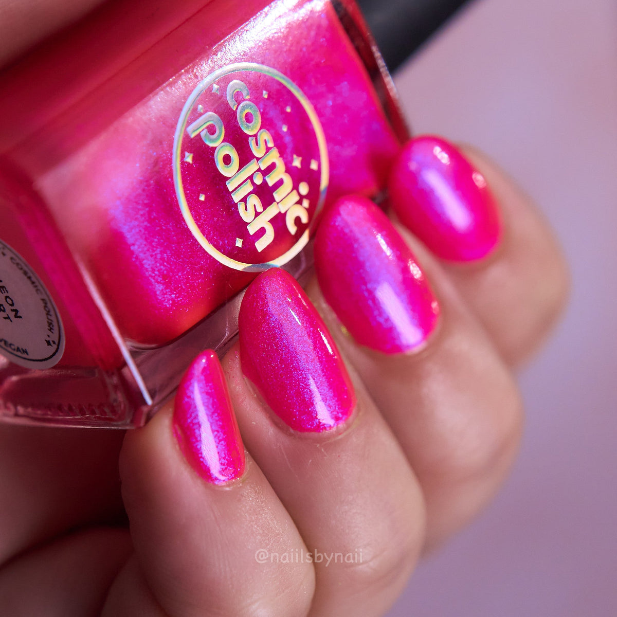Neon Heart nail polish by Cosmic Polish