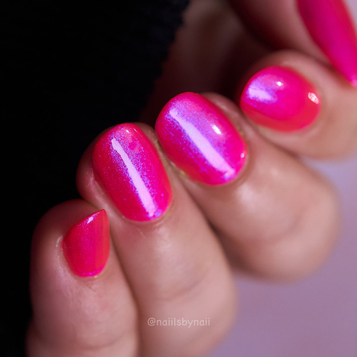 Neon Heart nail polish by Cosmic Polish