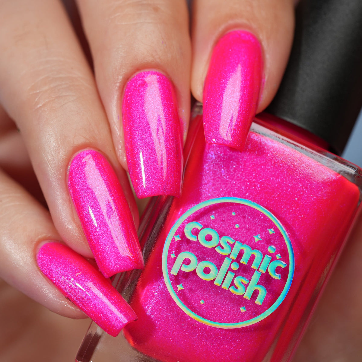 Neon Heart nail polish by Cosmic Polish