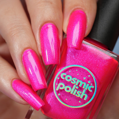Neon Heart nail polish by Cosmic Polish