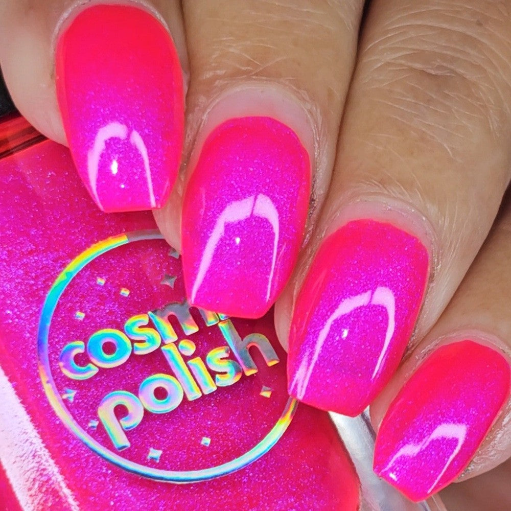 Neon Heart nail polish by Cosmic Polish
