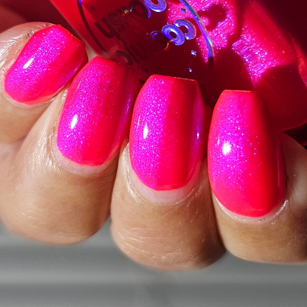 Neon Heart nail polish by Cosmic Polish
