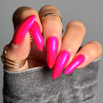 Neon Heart nail polish by Cosmic Polish