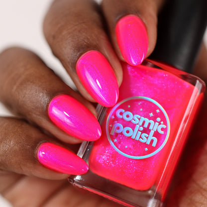 Neon Heart nail polish by Cosmic Polish