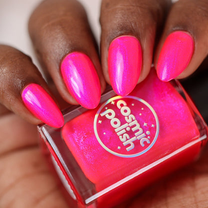 Neon Heart nail polish by Cosmic Polish