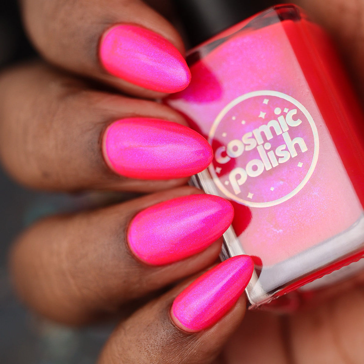 Neon Heart nail polish by Cosmic Polish