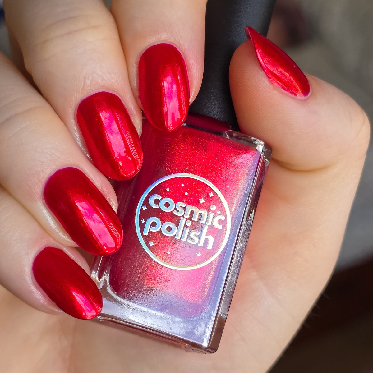 Ruby Remix nail polish by Cosmic Polish