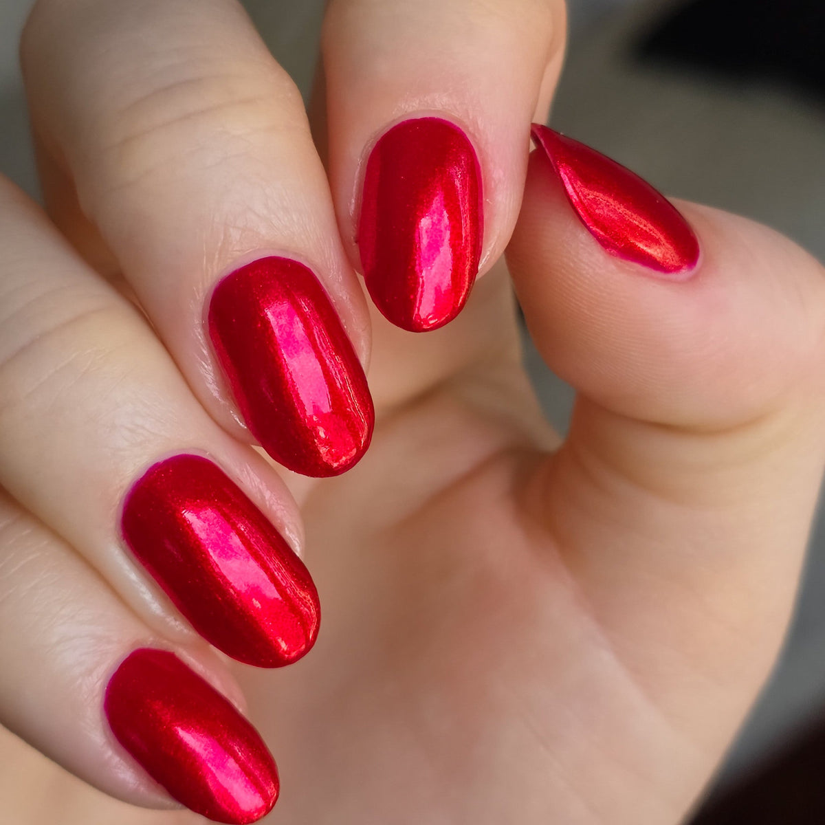 Ruby Remix nail polish by Cosmic Polish