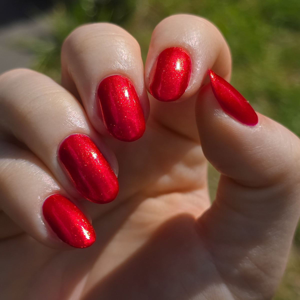 Ruby Remix nail polish by Cosmic Polish